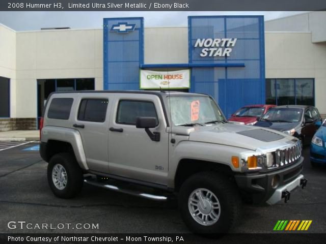2008 Hummer H3  in Limited Ultra Silver Metallic