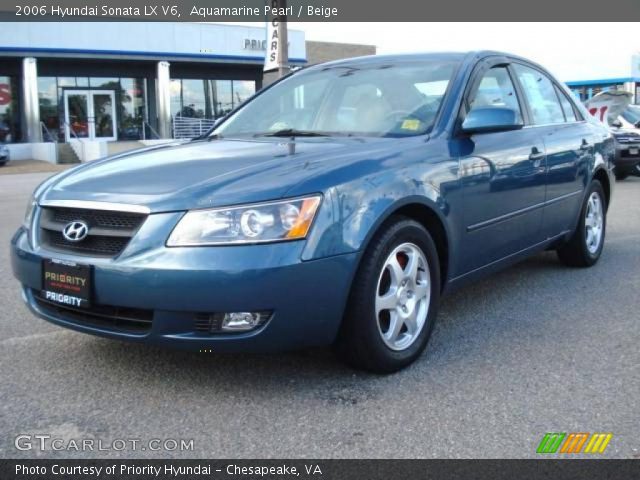 2006 Hyundai Sonata LX V6 in Aquamarine Pearl