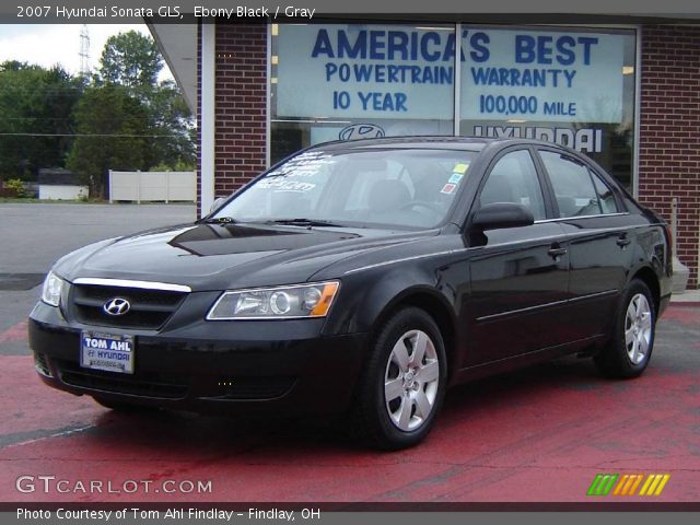 2007 Hyundai Sonata GLS in Ebony Black