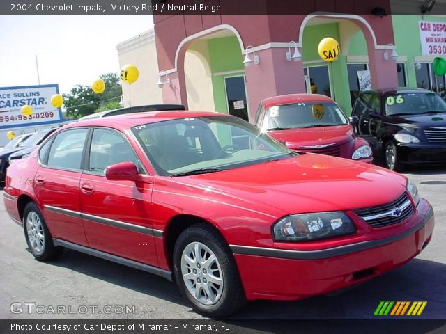 2004 Chevrolet Impala  in Victory Red