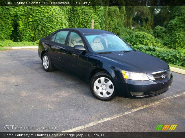 2008 Hyundai Sonata GLS in Deepwater Blue