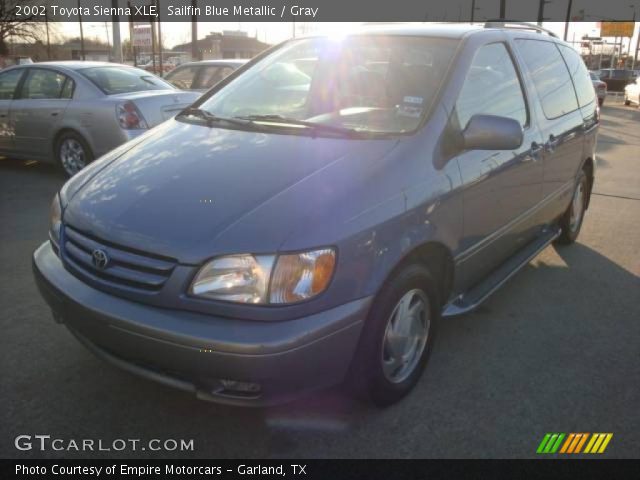 2002 Toyota Sienna XLE in Sailfin Blue Metallic