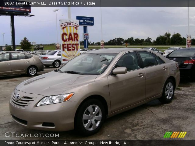 2007 Toyota Camry LE in Desert Sand Mica