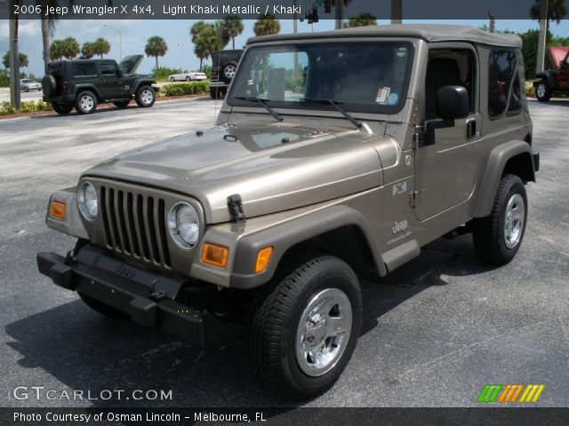 2006 Jeep Wrangler X 4x4 in Light Khaki Metallic