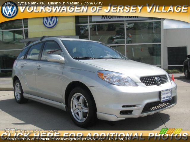2003 Toyota Matrix XR in Lunar Mist Metallic