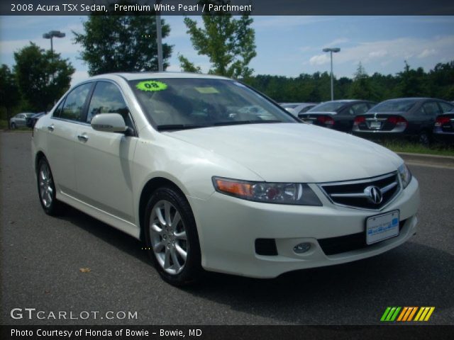 2008 Acura TSX Sedan in Premium White Pearl