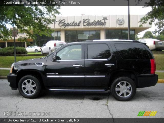 2008 Cadillac Escalade AWD in Black Raven