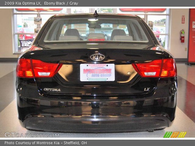 2009 Kia Optima LX in Ebony Black