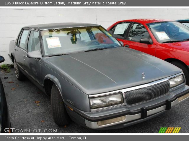 1990 Buick LeSabre Custom Sedan in Medium Gray Metallic