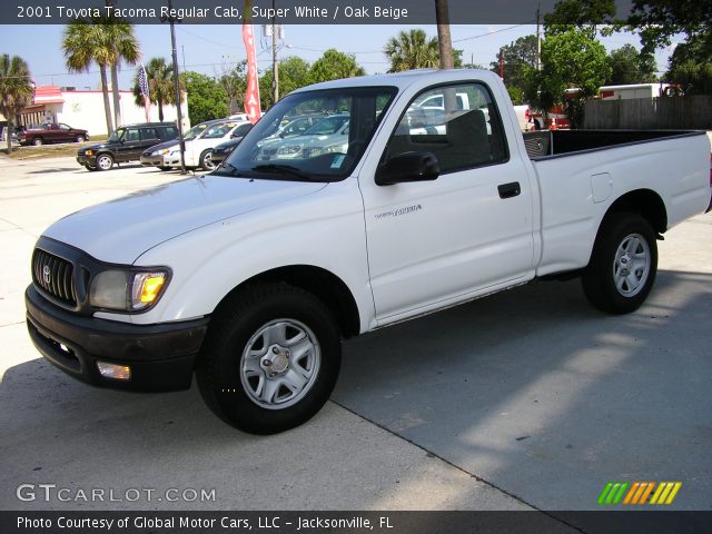 2001 Toyota Tacoma Regular Cab in Super White