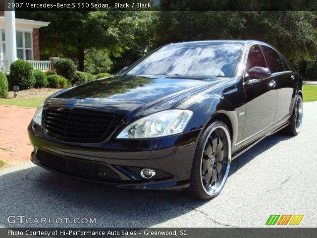 2007 Mercedes-Benz S 550 Sedan in Black