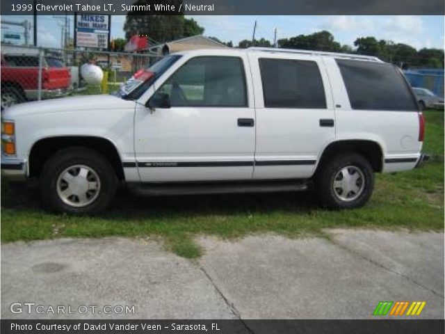 1999 Chevrolet Tahoe LT in Summit White
