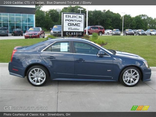 2009 Cadillac CTS -V Sedan in Blue Diamond Tri-Coat