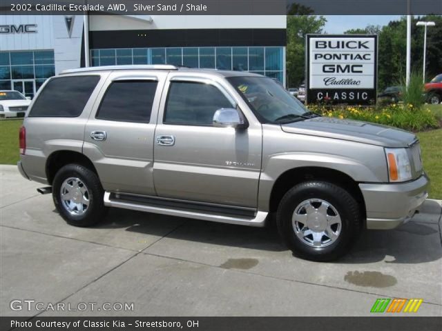 2002 Cadillac Escalade AWD in Silver Sand