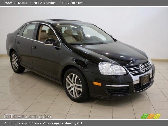 2006 Volkswagen Jetta 2.5 Sedan in Black