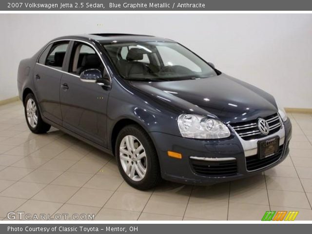 2007 Volkswagen Jetta 2.5 Sedan in Blue Graphite Metallic