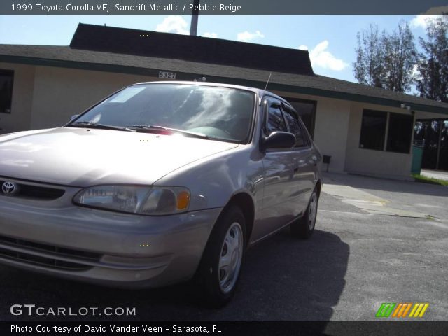 1999 Toyota Corolla VE in Sandrift Metallic