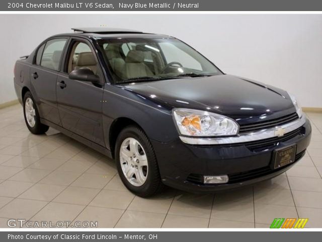 2004 Chevrolet Malibu LT V6 Sedan in Navy Blue Metallic