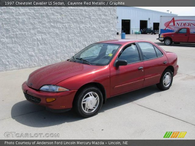 1997 Chevrolet Cavalier LS Sedan in Cayenne Red Metallic