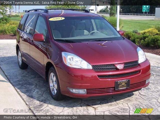 2004 Toyota Sienna XLE in Salsa Red Pearl