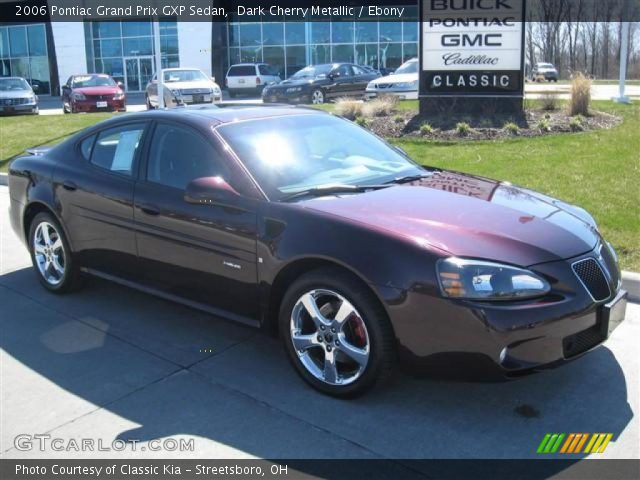 2006 Pontiac Grand Prix GXP Sedan in Dark Cherry Metallic