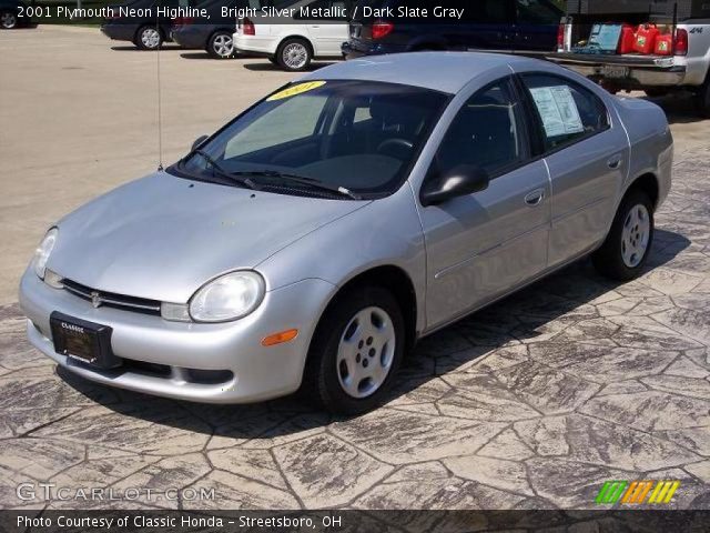 2001 Plymouth Neon Highline in Bright Silver Metallic