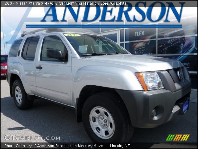 2007 Nissan Xterra X 4x4 in Silver Lightning Metallic