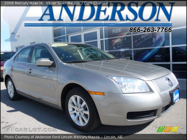 2008 Mercury Milan I4 in Vapor Silver Metallic