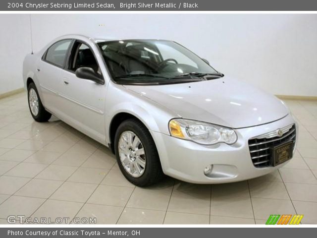 2004 Chrysler Sebring Limited Sedan in Bright Silver Metallic