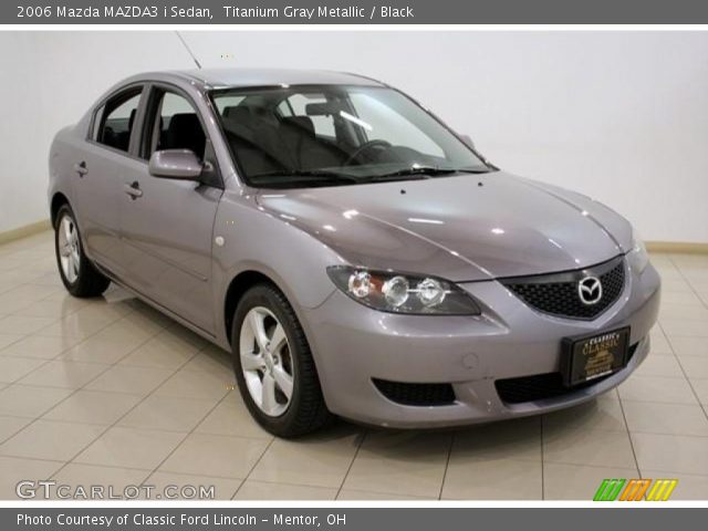 2006 Mazda MAZDA3 i Sedan in Titanium Gray Metallic