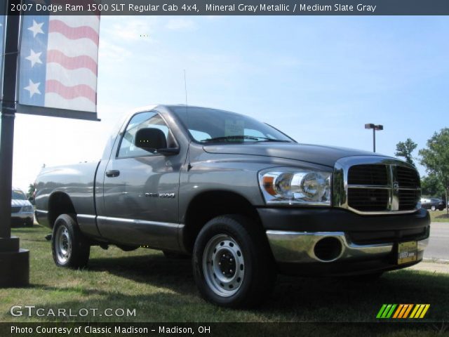 2007 Dodge Ram 1500 SLT Regular Cab 4x4 in Mineral Gray Metallic