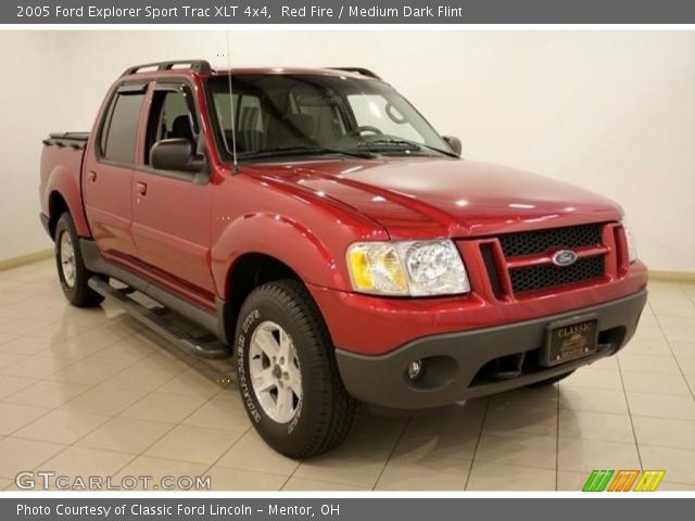 2005 Ford Explorer Sport Trac XLT 4x4 in Red Fire
