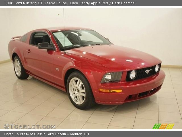 2008 Ford Mustang GT Deluxe Coupe in Dark Candy Apple Red