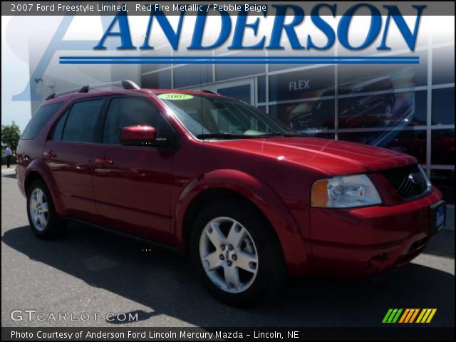 2007 Ford Freestyle Limited in Red Fire Metallic