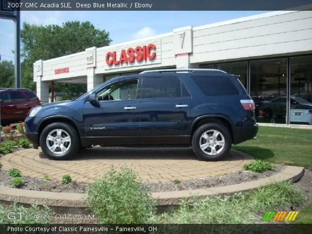 2007 GMC Acadia SLE in Deep Blue Metallic