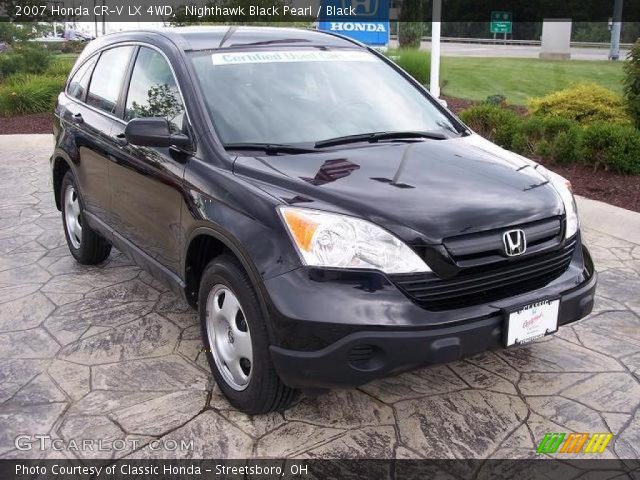 2007 Honda CR-V LX 4WD in Nighthawk Black Pearl