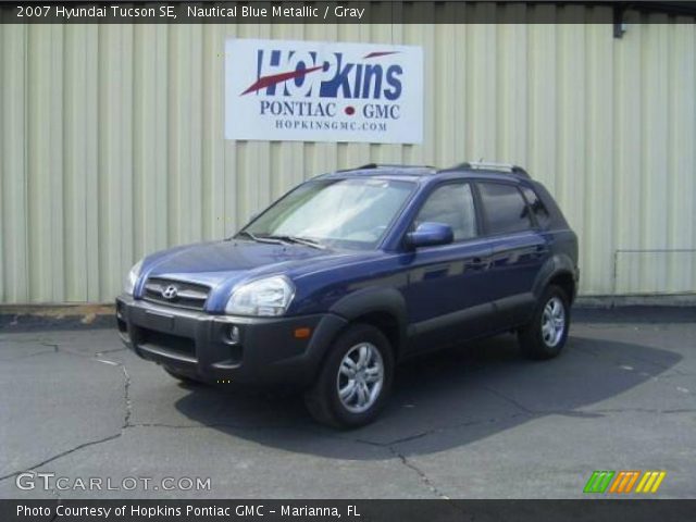 2007 Hyundai Tucson SE in Nautical Blue Metallic