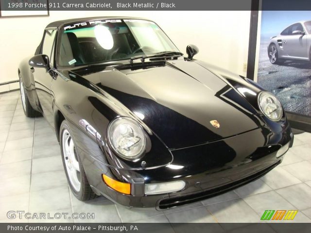 1998 Porsche 911 Carrera Cabriolet in Black Metallic