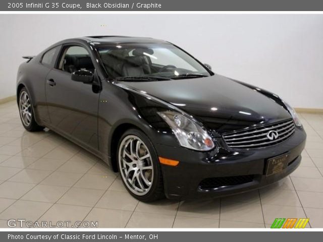 2005 Infiniti G 35 Coupe in Black Obsidian