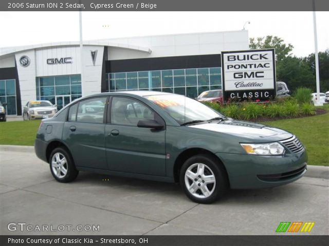 2006 Saturn ION 2 Sedan in Cypress Green