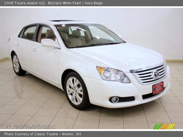 2008 Toyota Avalon XLS in Blizzard White Pearl