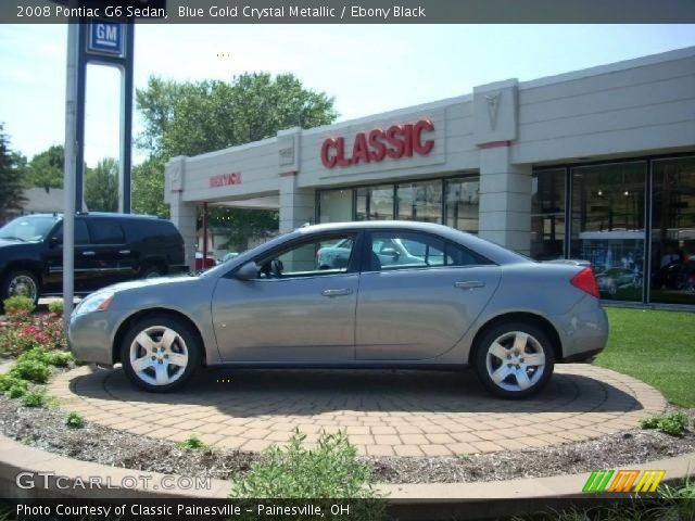 2008 Pontiac G6 Sedan in Blue Gold Crystal Metallic