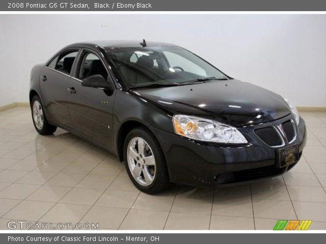 2008 Pontiac G6 GT Sedan in Black