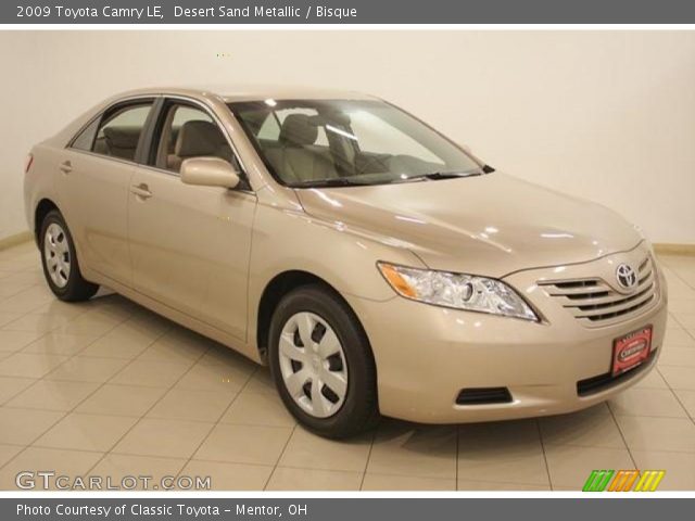 2009 Toyota Camry LE in Desert Sand Metallic