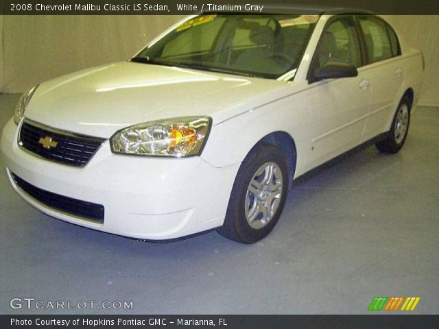 2008 Chevrolet Malibu Classic LS Sedan in White