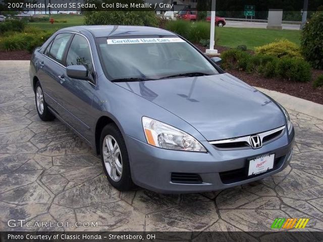 2007 Honda Accord SE Sedan in Cool Blue Metallic