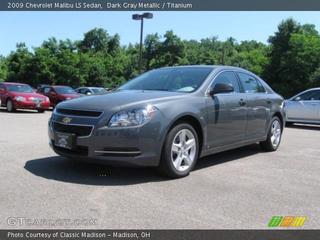2009 Chevrolet Malibu LS Sedan in Dark Gray Metallic