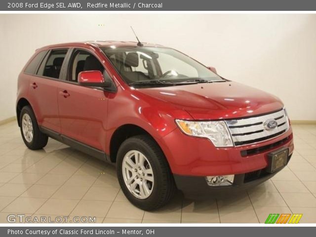 2008 Ford Edge SEL AWD in Redfire Metallic