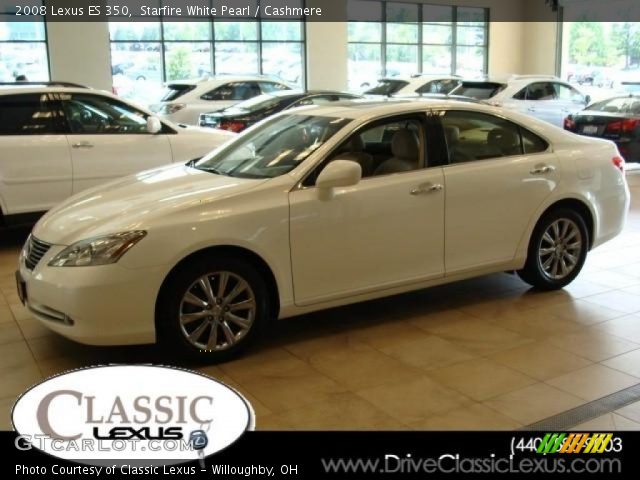 2008 Lexus ES 350 in Starfire White Pearl