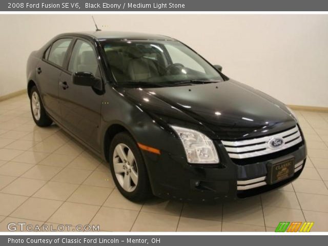 2008 Ford Fusion SE V6 in Black Ebony